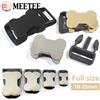 Meetee 2/5/10 Pz 15-32mm Fibbie a forma di osso Borsa Cinghia Chiusura a sgancio laterale Chiusura Collare per cani Gancio Tessitura Fibbia Accessori per cucire fai da te