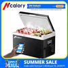 Hcalory Frigorifero Portatile per Auto Hcalory 30L 40L 12V 24V DC con Adattatore AC110-240V, Congelatore a Doppia Zona con Compressore per Campeggio