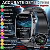 GUHUAVMI 2025 Nuovo grado di infermieristico acido urico lipidi nel sangue Smart Watch da uomo ECG + PPG Pressione sanguigna Frequenza cardiaca Chiamata Bluetooth Salute Smartwatch