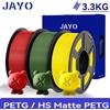 JAYO 3 rotoli 3D PETG / Filamento PETG 3D opaco ad alta velocità 1,75 mm 30 mm/s - 600 mm/s Gamma di stampa Filamento per stampante 3D PETG per 3D