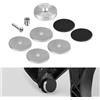 BEVINSEE Tappo Pedale Frizione per VW Golf MK7/MK8/MK6 GTI R per Polo per Scirocco per Audi A3 8V 8P TT 8J R8 1J0721381