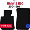 Wielganizator Tappetini anteriori in velluto per BMW Serie 3 E90 berlina (2004-2011) - Nero (2 pz) set di tappetini anteriori per auto