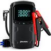 PAIVIROKU Avviatore di emergenza per auto con compressore d'aria Picco 5000A Batteria automatica Booster Pompa d'aria 150PSI Accumulatori e caricabatterie di riserva portatili Gonfiatore per pneumatici