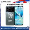 DOOGEE Note56 Plus Smartphone Android 16 48GB+256GB Batteria Grande da 6150mAh Display da 6.56'' 90Hz UNISOC T7225 Fotocamera da 50MP NFC