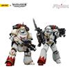 JOY TOY [DISPONIBILE] JOYTOY Warhammer 30K 1/18 Action Figure White Scars MKIll&MKVI Legionario Tattico 2 Pezzi Modello