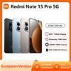 Xiaomi Redmi Note 15 Pro 5G Smartphone, NFC MTK Dimensity 7400-Ultra Display 6.83" 120Hz Fotocamera 200MP Ricarica 45W Batteria 6580mAh
