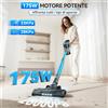 YISORA Aspirapolvere Senza Fili YISORA N3P, 28Kpa 6 in 1 Aspirapolvere Portatile per Peli di Animali, Tappeti, Divani, Auto