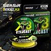 SEASIR Overcast X8 PE Lenza da Pesca Intrecciata a 8 Fili Multifilamento Qualità Giapponese 100M-300M 15-50LB Lenza Principale per Pesci Grandi