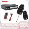 HIPPCRON Sistema di Chiusura Centralizzata per Auto 12V con Telecomando, Kit Allarme Auto 433Mhz con 2 Telecomandi