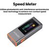 Aideepen KWS-ZS2508 Tachimetro laser digitale a infrarossi senza contatto, misuratore di giri/min da 300-200.000 giri/min per la misurazione della velocità del motore DC 5V 0,5A