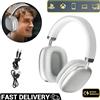 NONE Cuffie stereo over-ear con cavo per cellulare o Bluetooth wireless con isolamento acustico stereo