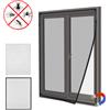 NONE Zanzariera Magnetica a Rete 100x120cm/130x150cm, Schermo Invisibile per Finestre, Autoinstallante per Uso Domestico, Autoadesiva