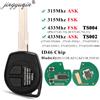Jingyuqin 433MHz /315Mhz ASK/FSK ID46 Chip chiave a distanza per auto per Suzuki Swift SX4 ALTO Vitara Grand Vitara Ignis JIMNY Splash Fob