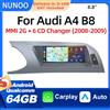 NUNOO（电子） Schermo Touch Screen con Android Auto Wireless e Carplay per Audi A4 B8 2008 2009 MMI 2G, Sistema Multimediale Intelligente con Navigazione