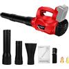 panthem Soffiatore a Batteria Compatibile con Milwaukee 18V (senza batteria) Soffiatore Foglie Elettrico, Soffiatore di foglie senza fili 300 km/h, per cura prato e manutenzione giardino
