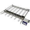 ZENONEZ Kit girarrosto universale di ricambio da tavolo, dispositivo di ribaltamento automatico per spiedini rotanti, kebab, barbecue grill (DS11LSN)