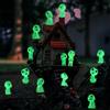 NUOGUAYI 20 Pezzi Elfi Degli Alberi Luminosi, Princess Mononoke, Figurine in Miniatura di Fantasmi, Elfi da Giardino, Mini Fantasma Luminoso, Adatti per Prati,Micropaesaggi, Accessori da Giardino (B)