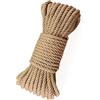 Eyeleaf 10m Spago per Decorazioni in Canapa 10mm - Corda per Tiragraffi per Gatti, Spago Multiuso per Fai da Te e Giardinaggio