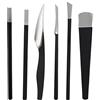OVAQUIXI Set per unghie incarnite, set di coltelli pedicure, tagliaunghie in acciaio inossidabile, uso domestico (6 opzioni di dimensioni disponibili) (sei pezzi + contenitore)