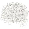 TOGEVAL Anelli Porta Pigmento Monouso Abs Bianco Size S, 500 Pezzi | Pigmento e Inchiostro, Applicazione Rapida, per Tatuaggio Sopracciglia e Lash Application, Formato Size l Incluso