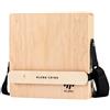YooMoou Cajon Drum Box portatile - Cajon Drum da viaggio, strumento a percussione in legno for principianti, TRE/BASSI/T&B 3 tipi di effetti sonori(Natural wood)