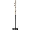 HAKU Appendiabiti da terra oro, nero, Marmo, Metallo Appendiabiti - Dim. A 173 cm x Ø 37 cm, Stile Moderno