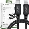 Acefast Cavo Acefast C4-01 Lightning - Usb-C Pd 30W 3A 480Mb/S 1,8M - Czarny