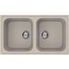 Smeg LZ862AV2 Lavello 86X50 cm 2 Vasche Rettangolare Sintetico Avena