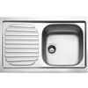 Smeg LYP791S Lavello 79X50 cm 1 Vasca Quadrato con Gocciolatoio Acciaio inossidabile