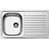 Apell FTH791IRPC Lavello 79X50 cm 1 Vasca Rettangolare con Gocciolatoio Acciaio inossidabile