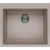 ELLECI Quadra 105 G43 LGQ10543 Lavello 57X50 cm 1 Vasca Rettangolare Granitek Grigio