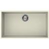 ELLECI QUADRA 130 LGQ13062BSO Lavello 79X50 cm 1 Vasca Granitek Bianco