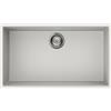 ELLECI QUADRA 130 LGQ13068BSO Lavello 79X50 cm 1 Vasca Granitek bianco
