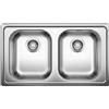 Blanco DINAS 8 Lavello 86 X 50 cm 2 Vasche Rettangolare Acciaio inossidabile