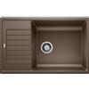 Blanco Zia Xl 6 S Compact 1523282 Lavello 78X50 cm 1 Vasca Rettangolare con Gocciolatoio Silgranit Marrone