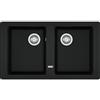 Franke BFG620BLACKMATT Lavello 2 ciotole 80 cm Nero