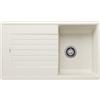 Blanco Zia 45 SL Lavello 50x19 cm 1 Vasca Rettangolare con Gocciolatoio Silgranit Beige