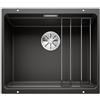Blanco ETAGON 500-U Lavello 53x46 cm 1 ciotola Rettangolare Silgranit Nero