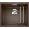 Blanco ETAGON 500-U Lavello 53x46 cm 1 ciotola Rettangolare Silgranit Marrone