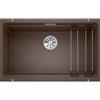 Blanco ETAGON 700-U Lavello 73x46 cm 1 ciotola Rettangolare Silgranit Marrone