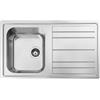Smeg LPR861 Lavello 86 X 50 cm 1 ciotola Rettangolare con Scolapiatti Acciaio inossidabile