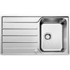 Blanco LEMIS 45 S-IF Lavello 86x50 cm 1 ciotola Rettangolare con gocciolatoio Acciaio inox
