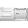 Blanco CLASSIMOL 6 S-IF Lavello 100x50 cm 1 ciotola Rettangolare con gocciolatoio Acciaio inox