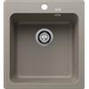 Blanco NAYA 45 Lavello 47x51 cm 1 Vasca Silgranit Marrone