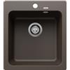 Blanco NAYA 45 Lavello 47x51 cm 1 Vasca Silgranit Marrone