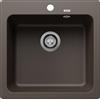Blanco NAYA 5 Lavello 52x51 cm 1 Vasca Silgranit Marrone