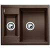 Blanco METRA 6 Lavello 62 X 50 cm 2 Vasche Rettangolare Marrone