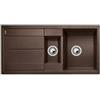 Blanco METRA 6 S Lavello 100 X 19 cm 2 Vasche Marrone