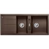 Blanco METRA 8 S Lavello 116 X 50 cm 2 Vasche Marrone