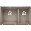 Blanco SUBLINE 430/270-U Lavello 76x46 cm 2 ciotole Rettangolare Silgranit Marrone